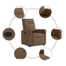 Relaxsessel Mit Aufstehhilfe Stoff Braun