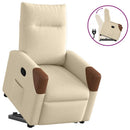 Elektrischer Massagesessel Mit Aufstehhilfe Stoff Creme