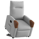 Relaxsessel Mit Aufstehhilfe Elektrisch Stoff Wolkengrau
