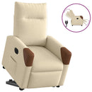 Elektrischer Massagesessel Mit Aufstehhilfe Stoff Creme