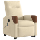Elektrischer Massagesessel Mit Aufstehhilfe Stoff Creme