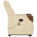 Elektrischer Massagesessel Mit Aufstehhilfe Stoff Creme