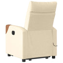 Elektrischer Massagesessel Mit Aufstehhilfe Stoff Creme