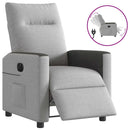Massagesessel Stoff Wolkengrau