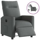 Massagesessel Stoff Dunkelgrau