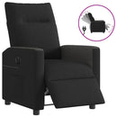 Relaxsessel Stoff Schwarz