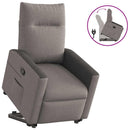 Relaxsessel Mit Aufstehhilfe Stoff Taupe