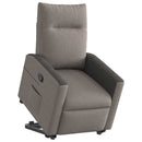Relaxsessel Mit Aufstehhilfe Stoff Taupe