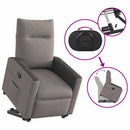 Relaxsessel Mit Aufstehhilfe Stoff Taupe