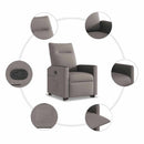 Relaxsessel Mit Aufstehhilfe Stoff Taupe