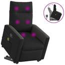 Relaxsessel Mit Aufstehhilfe Elektrisch Stoff Schwarz