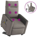 Relaxsessel Mit Aufstehhilfe Stoff Taupe