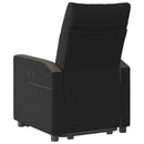 Relaxsessel Mit Aufstehhilfe Elektrisch Stoff Schwarz
