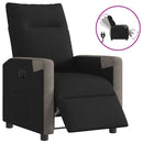 Relaxsessel Elektrisch Stoff Schwarz