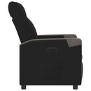 Relaxsessel Elektrisch Stoff Schwarz