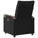 Relaxsessel Elektrisch Stoff Schwarz