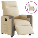 Relaxsessel Elektrisch Stoff Creme