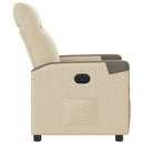 Relaxsessel Elektrisch Stoff Creme