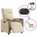 Relaxsessel Elektrisch Stoff Creme