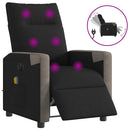 Relaxsessel Elektrisch Stoff Schwarz