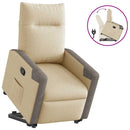 Relaxsessel Mit Aufstehhilfe Elektrisch Stoff Creme