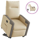 Relaxsessel Mit Aufstehhilfe Elektrisch Stoff Creme