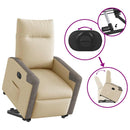 Relaxsessel Mit Aufstehhilfe Elektrisch Stoff Creme