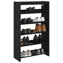 Schuhregal 80X25X Holzwerkstoff Schwarz