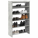 Schuhregal 60X25X Holzwerkstoff Betongrau
