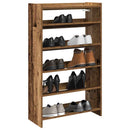 Schuhregal -Optik 80X25X Holzwerkstoff Altholz
