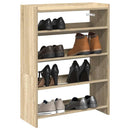 Schuhregal Sonoma-Eiche 80X25X Holzwerkstoff Sonoma Eiche