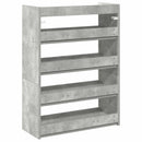 Schuhregal 60X25X Holzwerkstoff Betongrau