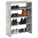 Schuhregal 60X25X Holzwerkstoff Betongrau