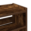 Schuhregal 60X25X Holzwerkstoff Räuchereiche