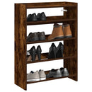 Schuhregal 60X25X Holzwerkstoff Räuchereiche