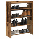 Schuhregal -Optik 80X25X Holzwerkstoff Altholz