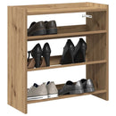 Schuhregal Artisan-Eiche 80X25X Holzwerkstoff Eiche Handwerklich