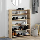 Schuhregal Sonoma-Eiche 80X25X Holzwerkstoff Sonoma Eiche