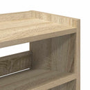 Schuhregal Sonoma-Eiche 80X25X Holzwerkstoff Sonoma Eiche