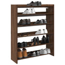 Schuhregal Braun Eichen-Optik 60X25X Holzwerkstoff Braune Eiche