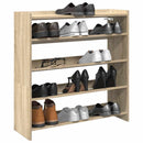 Schuhregal Sonoma-Eiche 80X25X Holzwerkstoff Sonoma Eiche