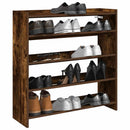 Schuhregal 60X25X Holzwerkstoff Räuchereiche