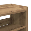 Schuhregal Artisan-Eiche 80X25X Holzwerkstoff Eiche Handwerklich
