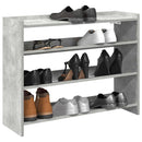 Schuhregal 60X25X Holzwerkstoff Betongrau