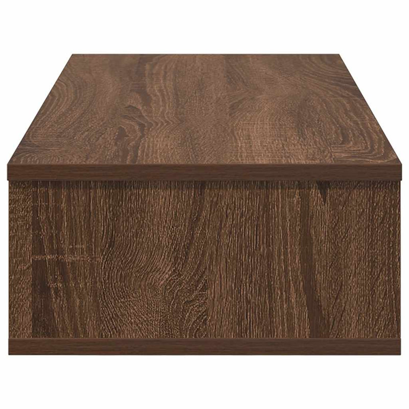 Wandregal mit Schubladen Braun Eiche 80x31x17 cm Holzwerkstoff