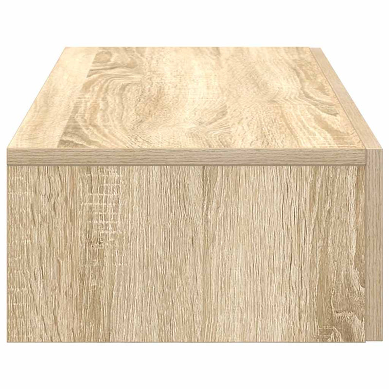 Wandregal mit Schubladen Sonoma-Eiche 80x33x17 cm Holzwerkstoff