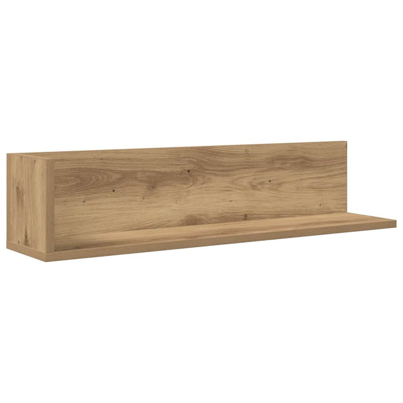 Wandregale 2 Stk. Artisan-Eiche 75x16,5x16,5 cm Holzwerkstoff