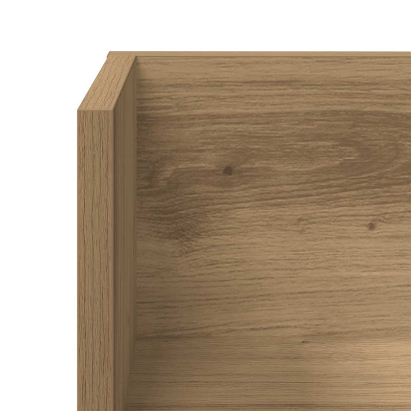 Wandregale 2 Stk. Artisan-Eiche 75x16,5x16,5 cm Holzwerkstoff