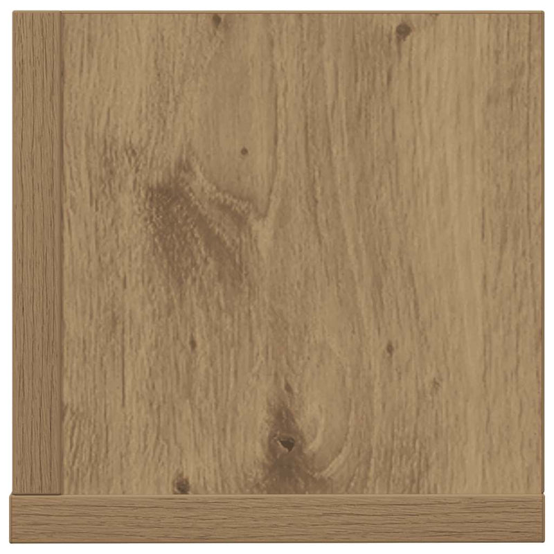 Wandregale 2 Stk. Artisan-Eiche 100x16,5x16,5 cm Holzwerkstoff