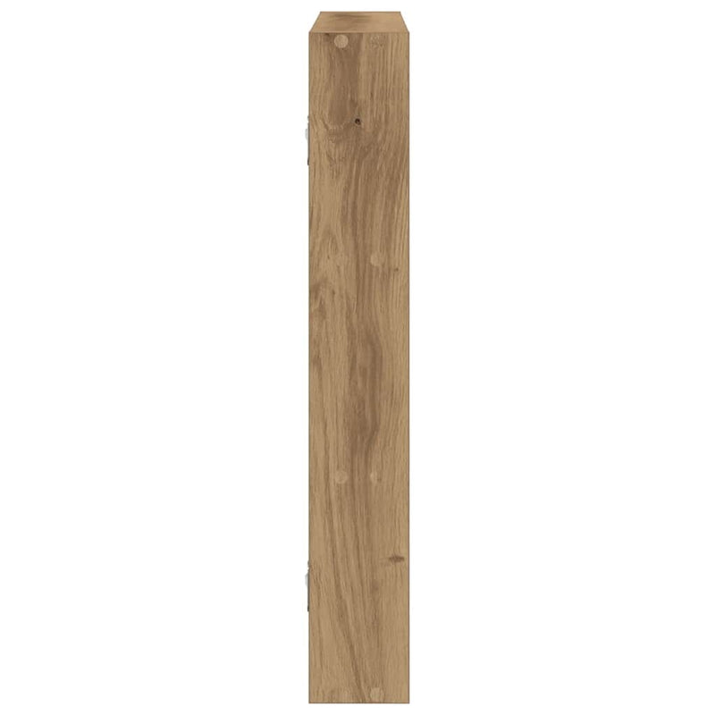 Wandregal Artisan-Eiche 43x9x60 cm Holzwerkstoff